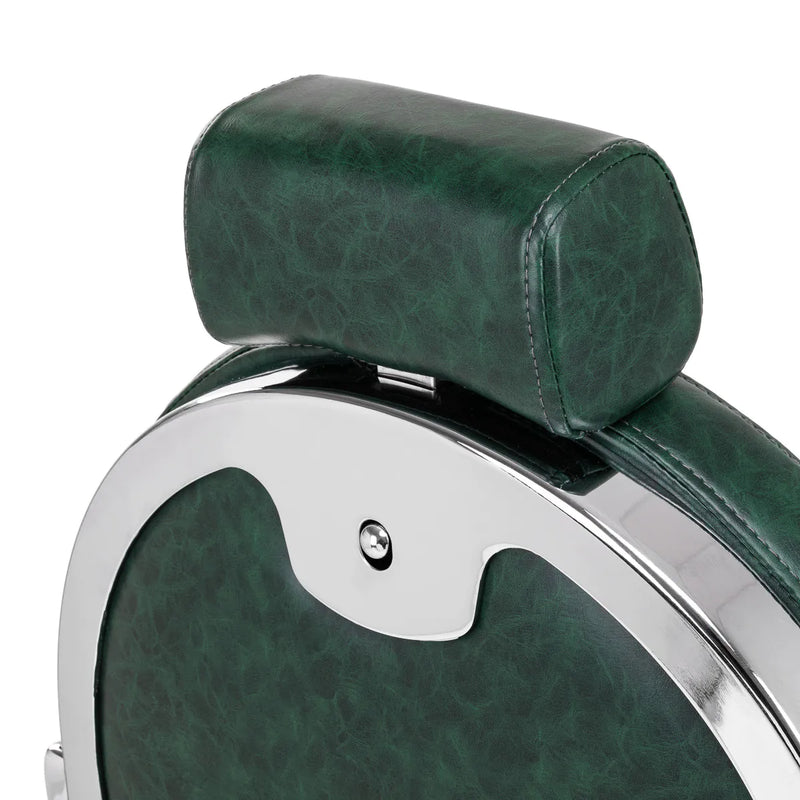 ACTIVESHOP Barberstuhl Gabbiano President Grün Chrom