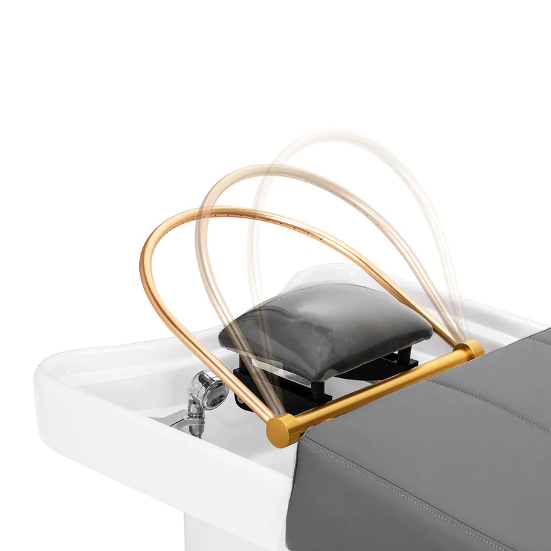 ACTIVESHOP Gabbiano Friseurwaschbecke Liege Head Spa 017 Grau