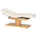 ACTIVESHOP SPA-Liege Sillon Relax cremefarben mit hellbraunem Untergestell