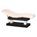 ACTIVESHOP SPA-Liege Sillon Comfort cremefarben mit schwarzem Untergestell
