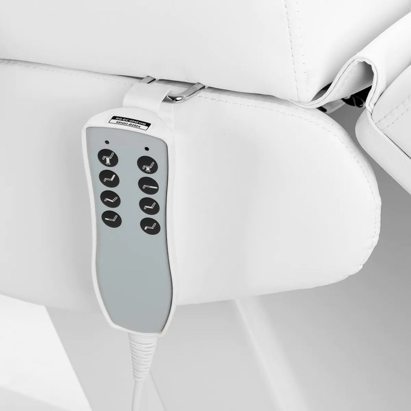 ACTIVESHOP Azzurro Lux Kosmetikliege 4m Weiß mit Wiegefunktion