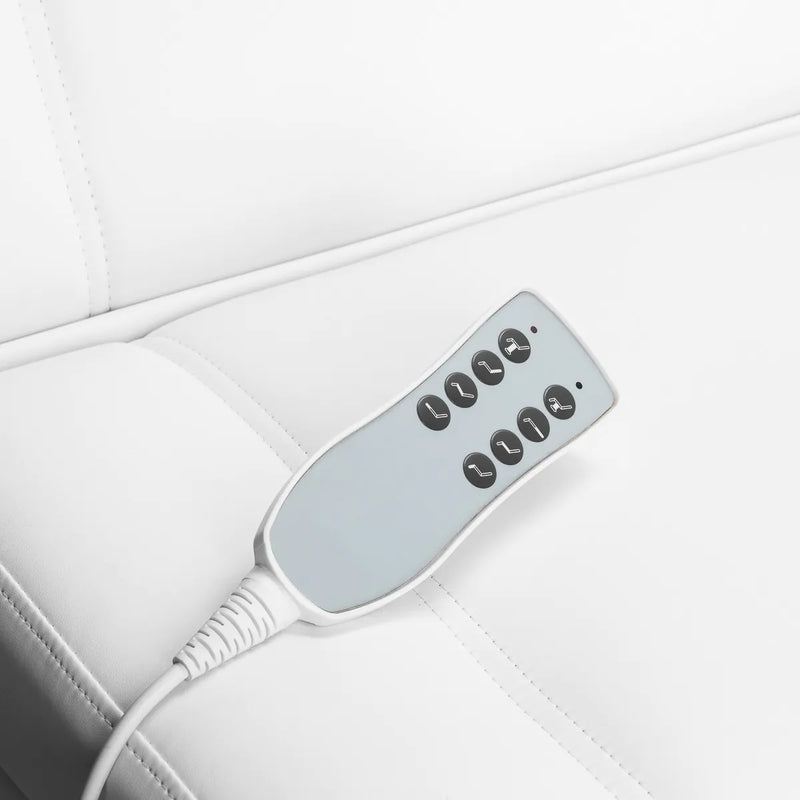 ACTIVESHOP Azzurro Lux Kosmetikliege 4m Weiß mit Wiegefunktion