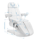 ACTIVESHOP Azzurro Lux Pedi-Kosmetikliege 3m weiß