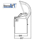 Benslift Reifenwuchtmaschine BL650W