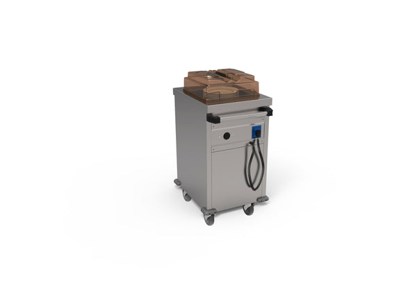 Locher Tellerstapler beheizt, 1 Röhre  für Teller bis Ø320 mm