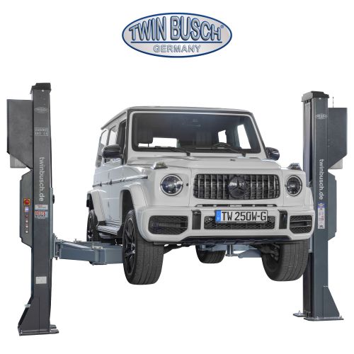 Twinbusch 2 Säulen Hebebühne 5.0 t - barrierefrei - HEAVY LINE - GREY-Line