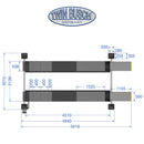 Twinbusch 4 Säulen Hebebühne - autom. Entriegelung - 4.5 t