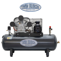 Twinbusch Druckluftkompressor liegend - 250 l - Grey – Vorschau 1