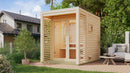Karibu Gartensauna "Saunahaus Angkor 1" 4 Personen ohne Ofen