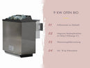 Karibu Saunahaus Angkor 1, 38 mm naturbelassen -inkl. 9 kW Bioofen ext. Steuerung-