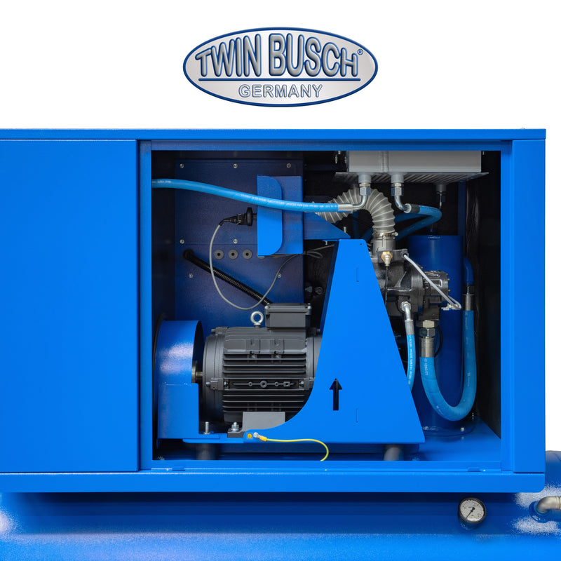 Twinbusch Schraubenkompressor liegend - 500 L - Grey