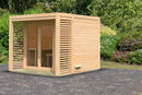Karibu Gartensauna "Saunahaus Angkor 3" 5 Personen ohne Ofen