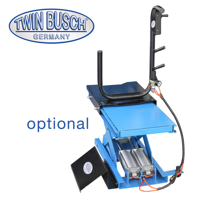 Twinbusch Reifenwuchtmaschine mit autom. pneumatischer Radspannung TWF-96