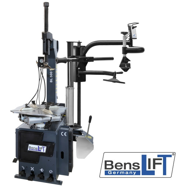 Benslift SEMI AUTOM. with pneumatic tilting mounting arm & auxiliary mounting arm – BL500T+BL500T-HELP