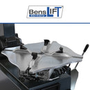 Benslift SEMI AUTOM. mit pneumatischen kippbarem Montagearm & Hilfsmontagearm – BL500T+BL500T-HELP