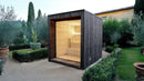 Weka Saunahaus Luua Cube, 210,0x254,5, Schwarz