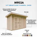 Timbela Gartenhaus mit LP® SmartSide® M902A – 118 x 368 cm – 4 m2 – Bild 3