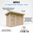 Timbela Gartenhaus mit LP® SmartSide® M902 – 118 x 368 cm – 4 m2 – Bild 7