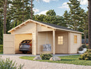 Palmako Roger 21,9+5,2 m2 mit Holztor