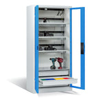 C+P Akkuladeschrank Serie 89, H1950xB930xT500mm