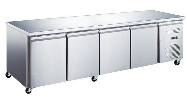 MAXIMA Gastro Kühltisch - 223 cm - 4 Tür
