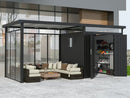 StarLine Metal Shed Model Style 4.45 m² Economy Set 5 Anthracite