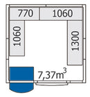 NordCap shelving system Z 200-230 / 204-234