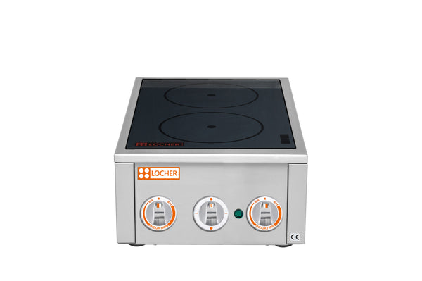 Locher Elektro-Induktionsherd
2 Kochstellen, a 3,5 kW