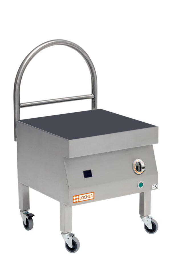Locher Elektro-﻿Induktions-﻿Hockerkocher, 9 kW fahrbar