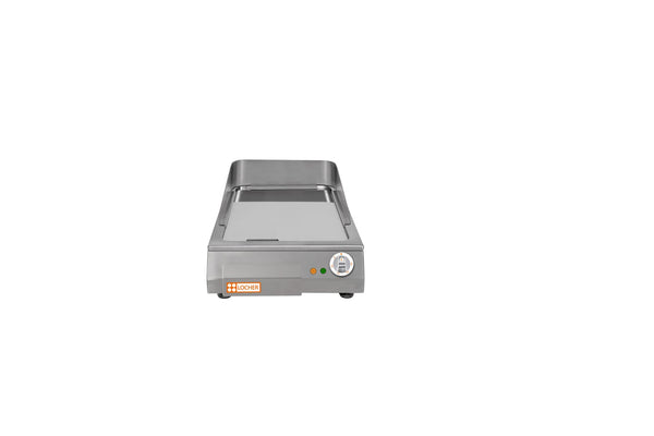 Locher Elektro-Bratplatte LGA40 hartverchromt, glatt