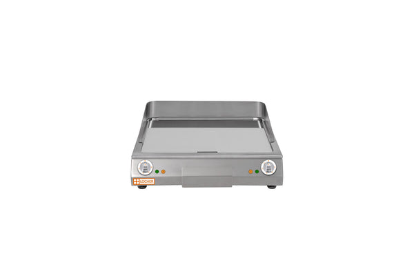 Locher Elektro-Bratplatte LGA60 hartverchromt, glatt