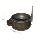 Fjordholz Hot Tub Royal Black 200 -Bundle Deal-