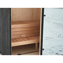 Fjordholz Spiegelsauna Modell Kapp Black Edition