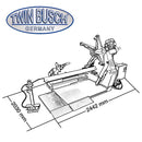 Twinbusch LKW-Reifenmontagemaschine 14" (356 mm) - 56" (1423 mm)