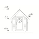 Fjordholz Sauna Kota Model Juna 5.8 m² 2-Room