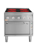 Locher ﻿Elektroherd, 4 Kochstellen, á 2,3 kW und 
Elektro Multifunktionsbackofen