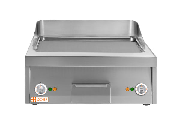 Locher Elektro-Bratplatte 600
Bratfläche Stahl, glatt