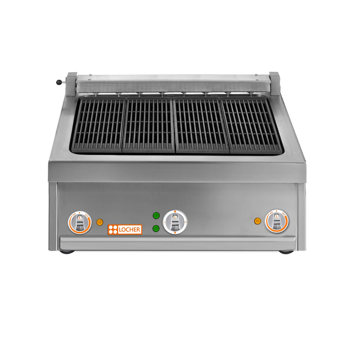 Locher Rustica 700 electric steak grill with lava stone