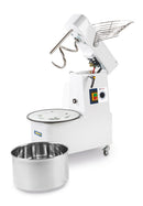 Hendi spiral mixer with rising head and removable bowl.