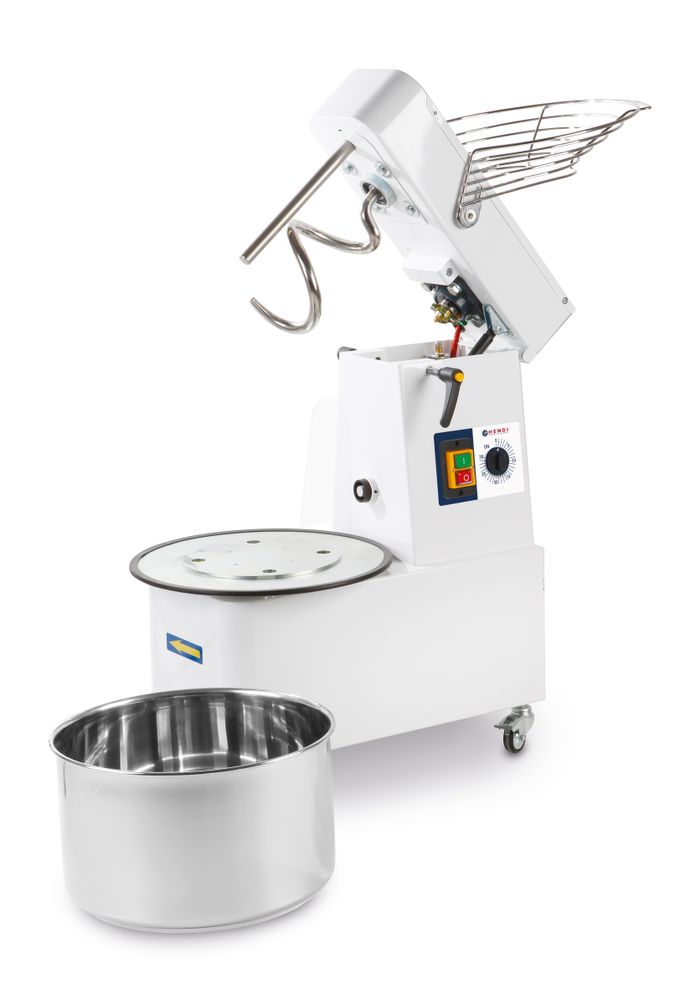 Hendi spiraalmixer met opstaande kop en uitneembare kom