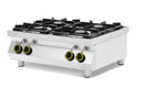 Hendi Kitchen Line gas stove - 4 cooking zones, table-top
