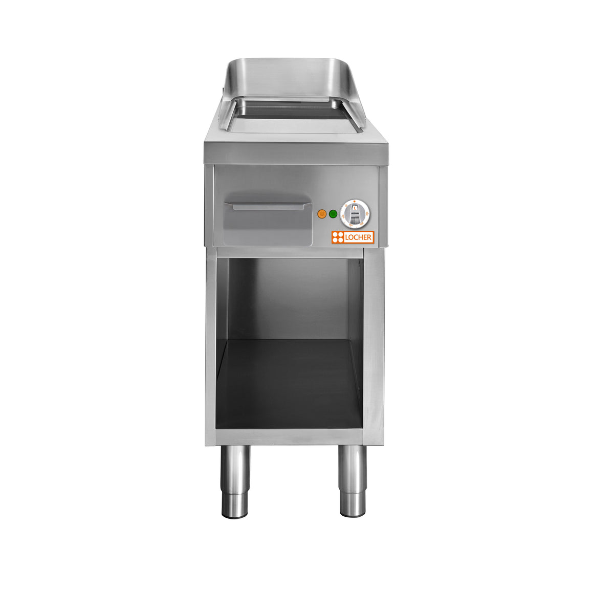Locher Elektro-Bratplatte 400
Bratfläche hartverchromt, glatt