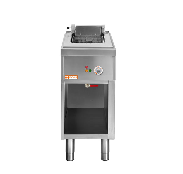 Locher Elektro-Fritteuse mit 1 Becken, 1 x 12,5 Liter