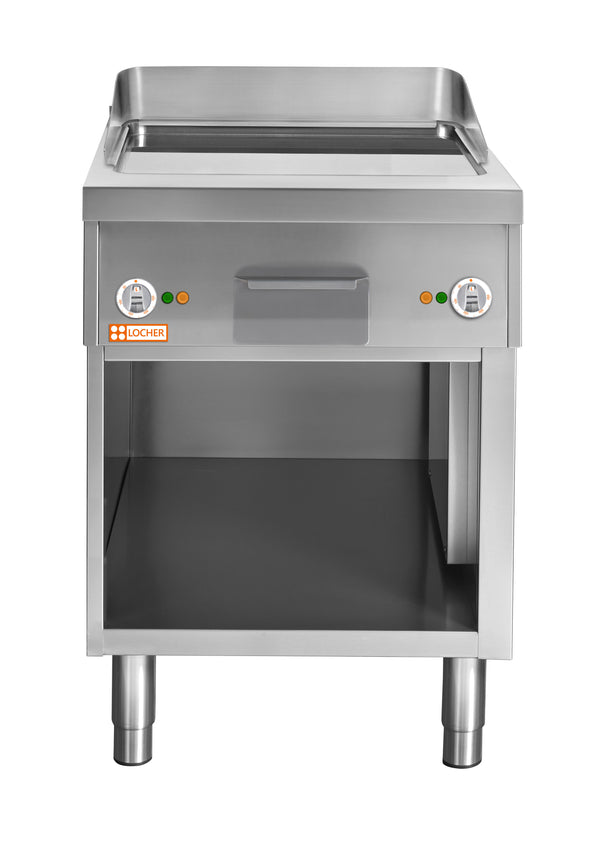 Locher Elektro-Bratplatte 600
Bratfläche ﻿hartverchromt, glatt