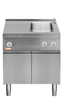 Locher Elektro-Wasserbad GN 1/1 rechts 
mit Teller-Wärmeschrank und Festanschluss