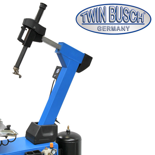 Twinbusch SEMI-AUTOMATIC tire mounting machine - with pneumatically tiltable mounting arm