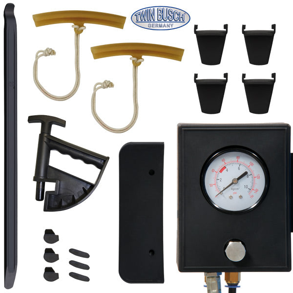 Twinbusch SEMI AUTOM. Reifenmontagemaschine - mit pneumatisch kippbarem Montagearm