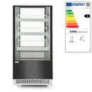 Vitrine réfrigérée Hendi avec 3 étagères inclinées