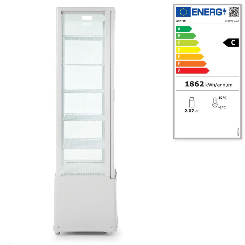 Vitrine réfrigérée Hendi 270 litres noire