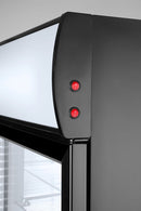 Hendi rear wall refrigerator with backlit panel, two doors